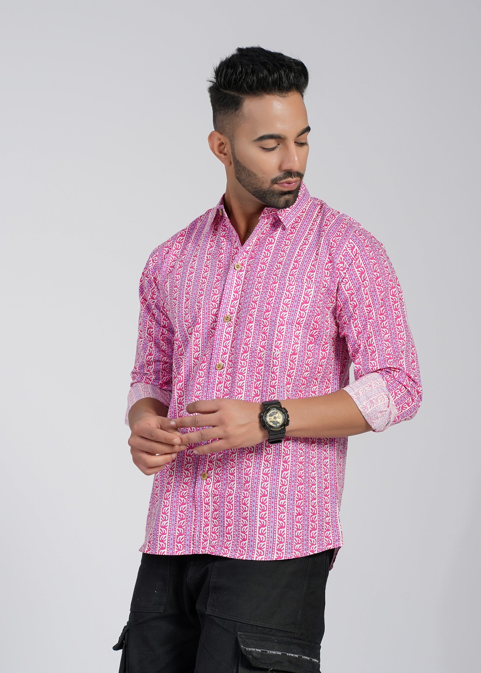 Cotton Printed Full Sleeve Shirt