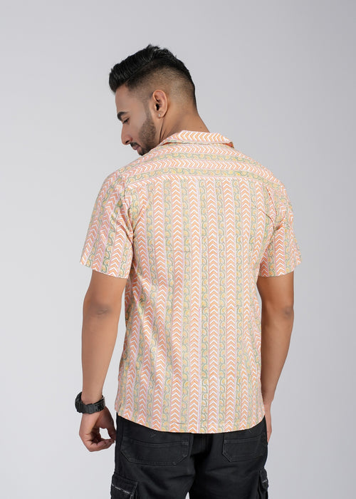 Cotton Printed Half Sleeve Shirt