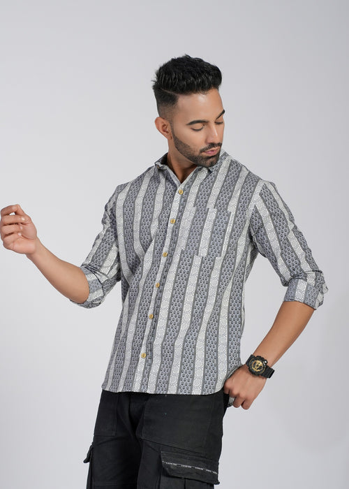 Cotton Printed Full Sleeve Shirt