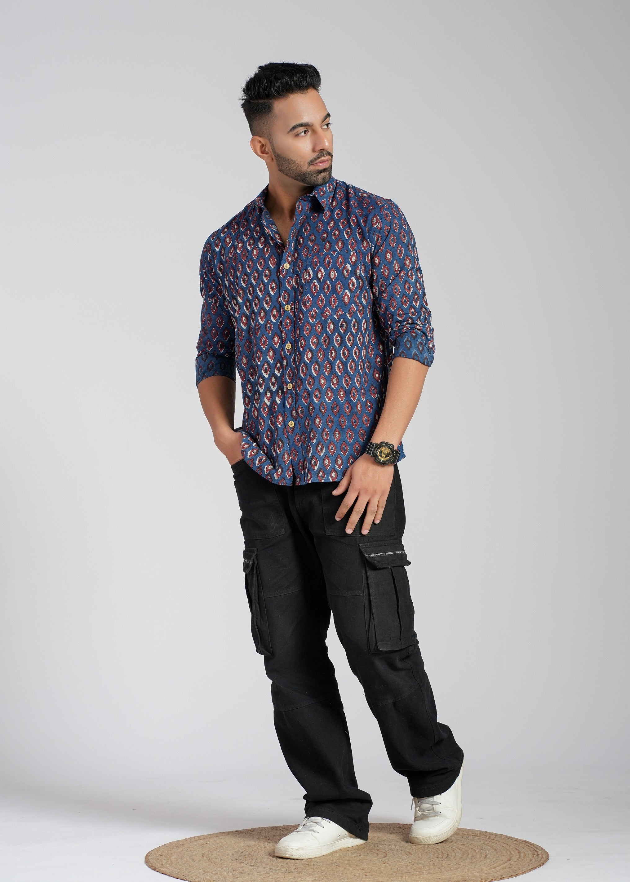 Cotton Printed Full Sleeve Shirt