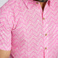 COTTON BLOCK PRINTED HALF SLEEVE SHIRT