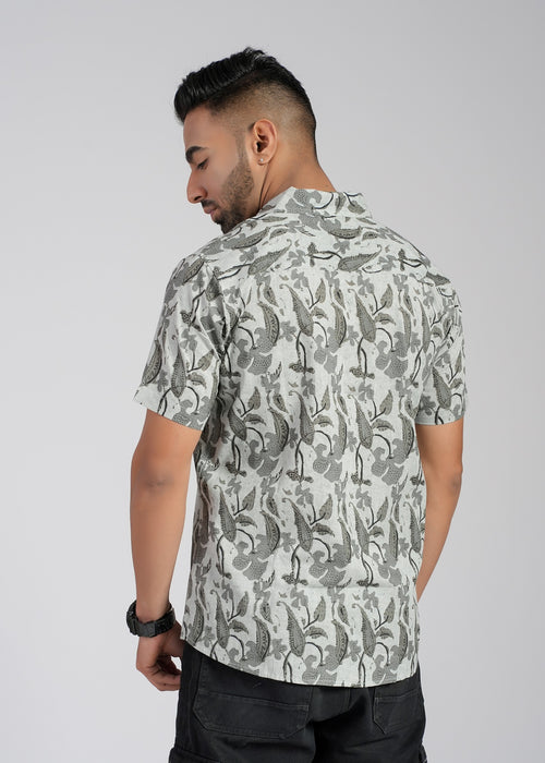 Cotton Printed Half Sleeve Shirt
