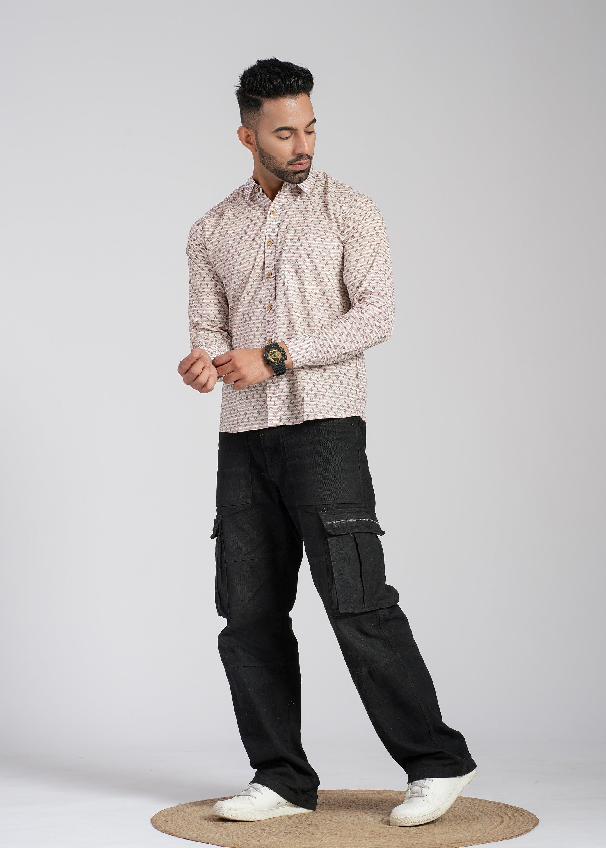 Cotton Printed Full Sleeve Shirt