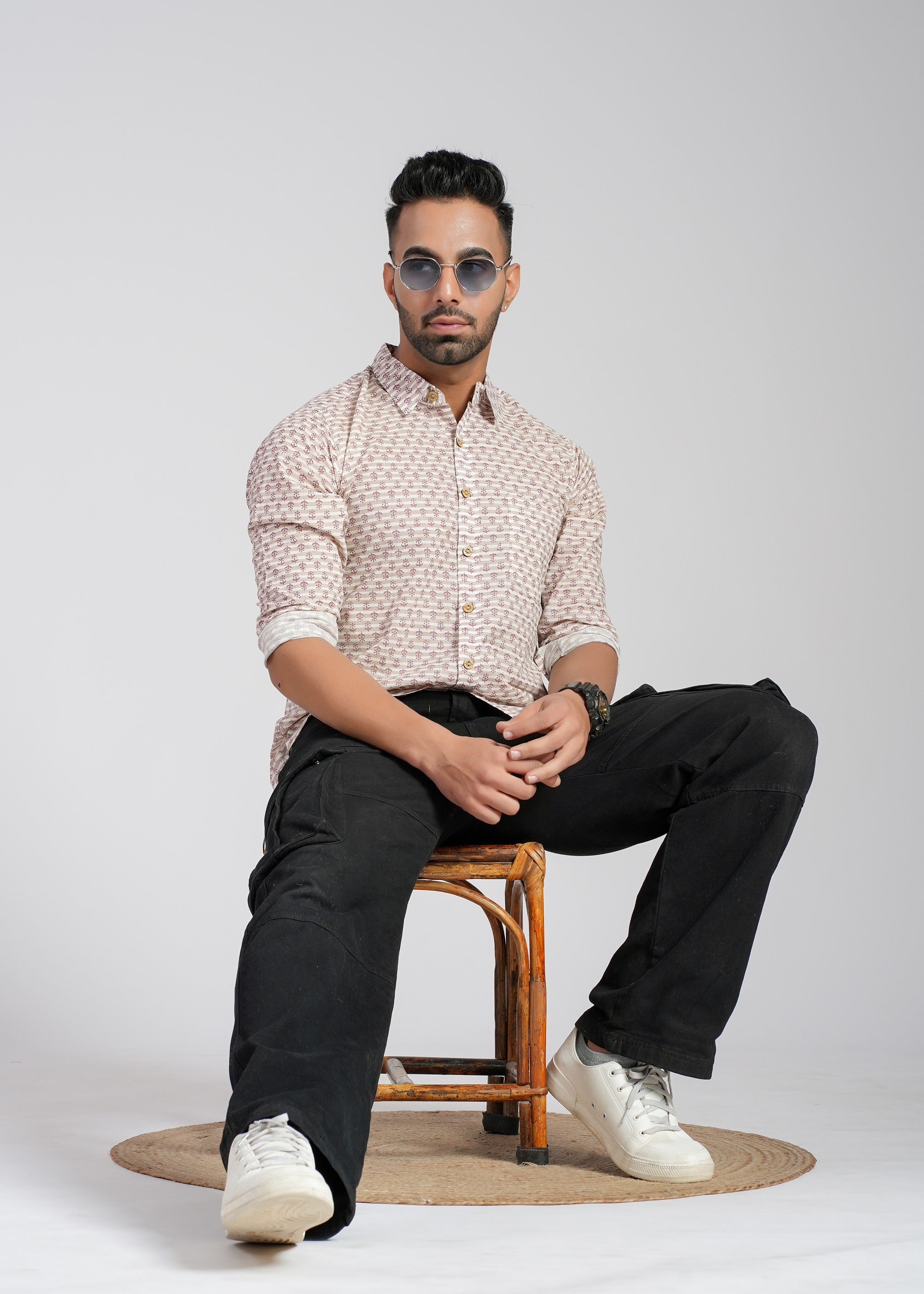 Cotton Printed Full Sleeve Shirt