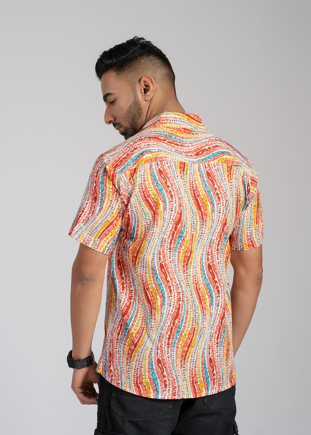 Cotton Printed Half Sleeve Shirt