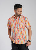Cotton Printed Half Sleeve Shirt