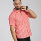 COTTON BLOCK PRINTED HALF SLEEVE SHIRT