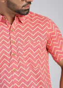 Cotton Printed Half Sleeve Shirt