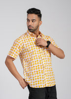 Cotton Printed Half Sleeve Shirt