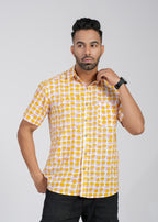 Cotton Printed Half Sleeve Shirt