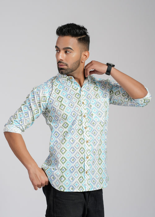 Cotton Printed Full Sleeve Shirt