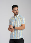 Cotton Printed Half Sleeve Shirt