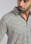Cotton Printed Half Sleeve Shirt