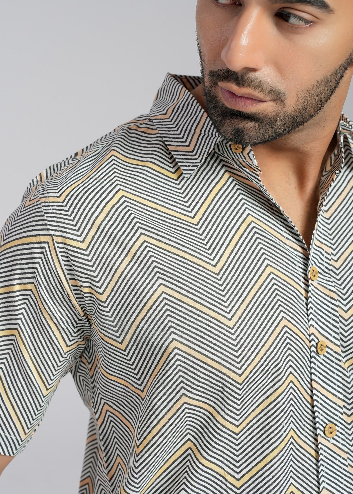 Cotton Printed Half Sleeve Shirt