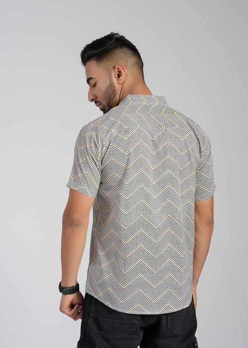 Cotton Printed Half Sleeve Shirt
