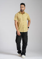 Cotton Printed Half Sleeve Shirt