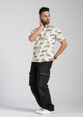 Cotton Printed Half Sleeve Shirt