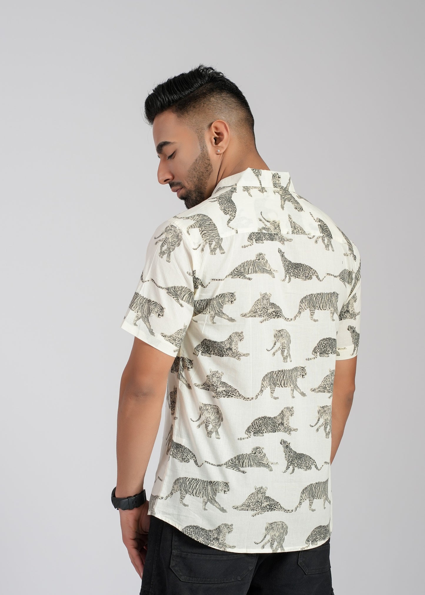 Cotton Printed Half Sleeve Shirt