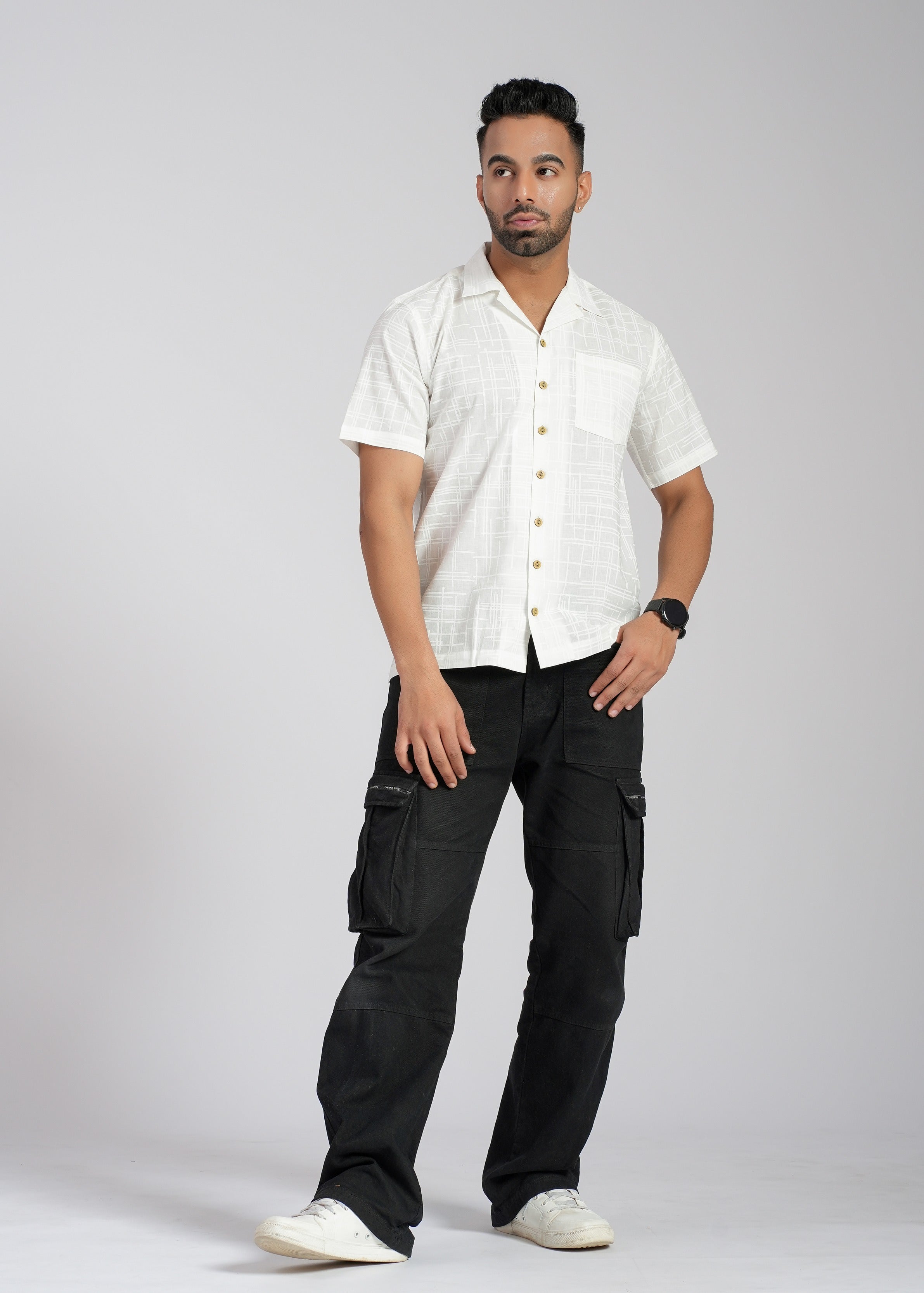 Cotton Printed Half Sleeve Shirt