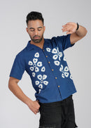 Cotton Shibori Hand Dyed Cotton Shirt