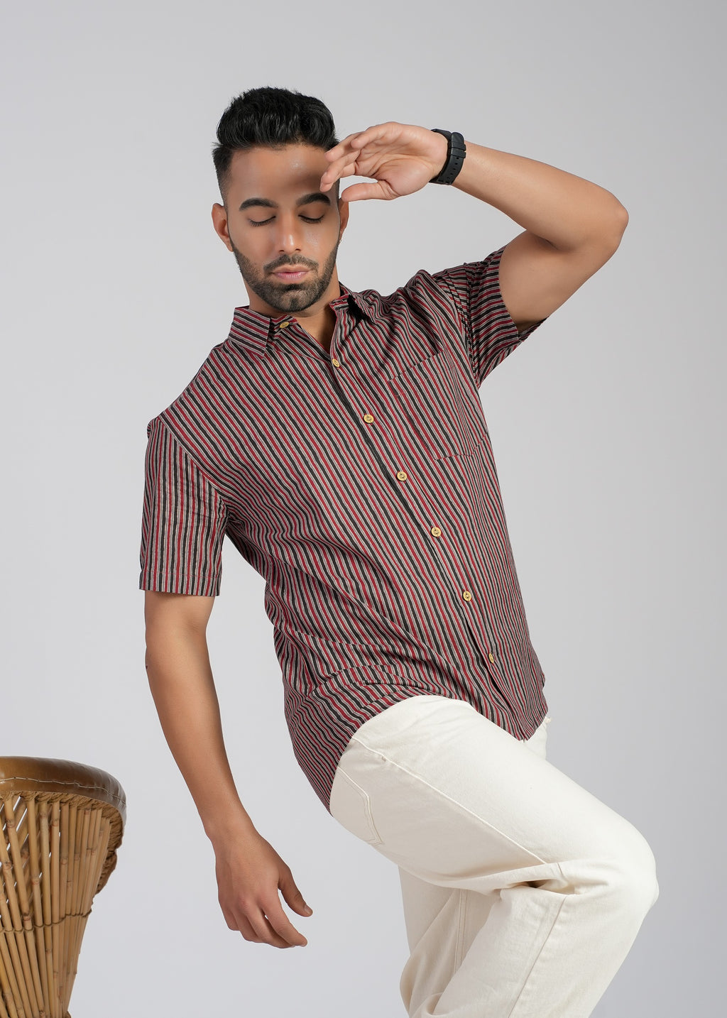 Cotton Printed Half Sleeve Shirt