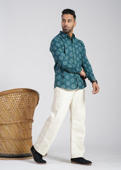 Cotton Printed Full Sleeve Shirt
