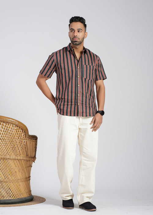 Cotton Printed Half Sleeve Shirt
