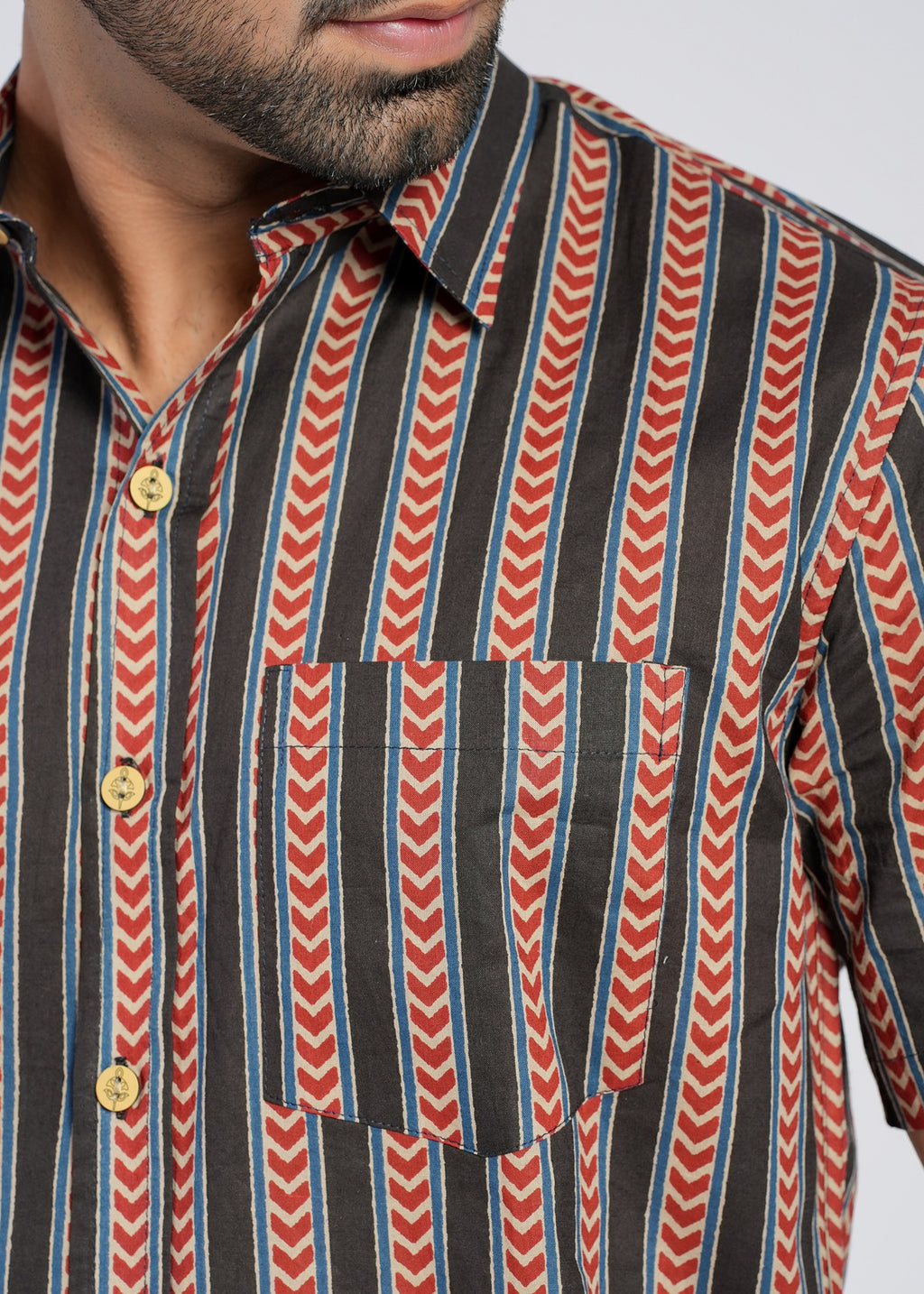 Cotton Printed Half Sleeve Shirt