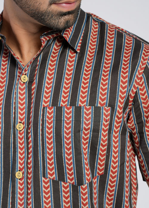 Cotton Printed Half Sleeve Shirt