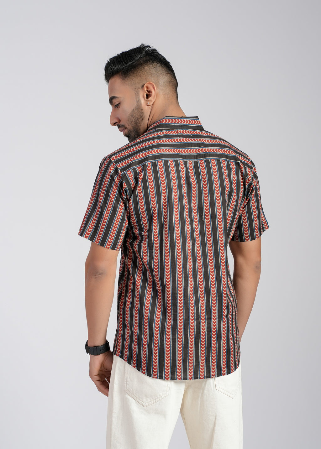 Cotton Printed Half Sleeve Shirt