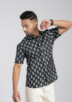 Cotton Printed Half Sleeve Shirt
