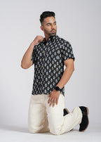 Cotton Printed Half Sleeve Shirt