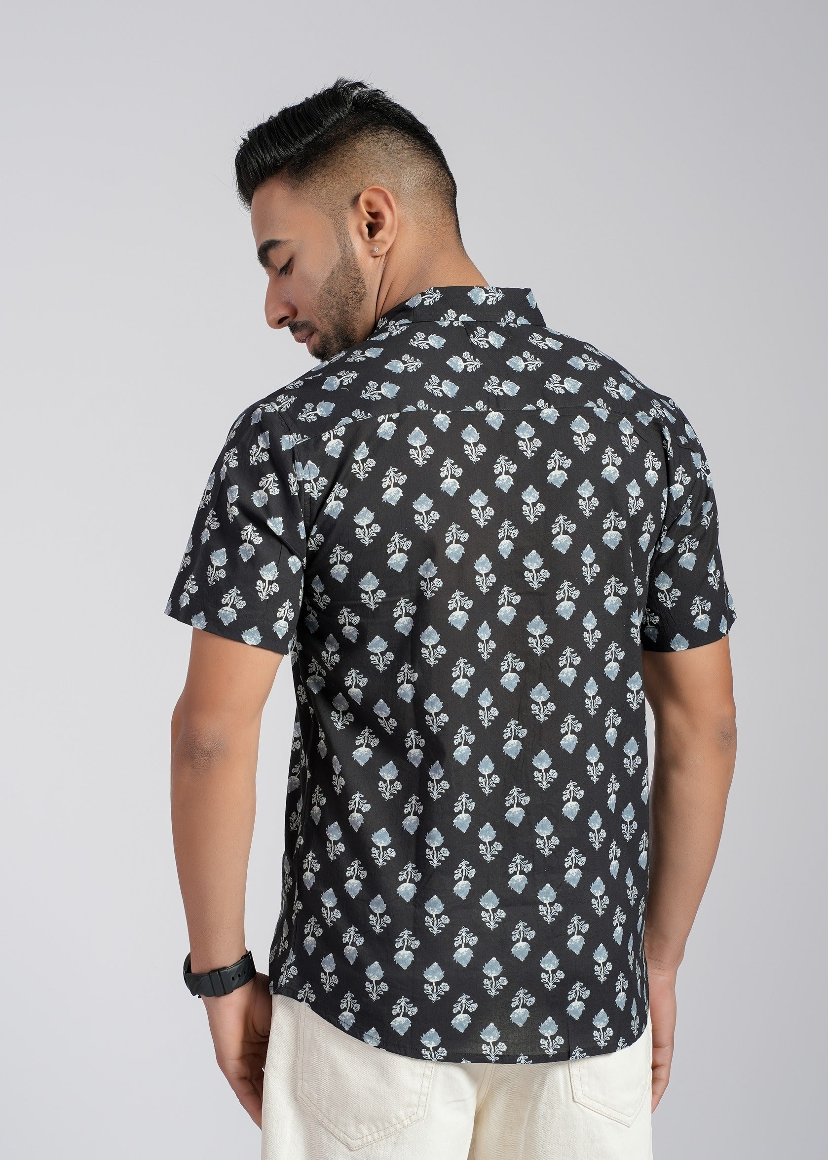 Cotton Printed Half Sleeve Shirt