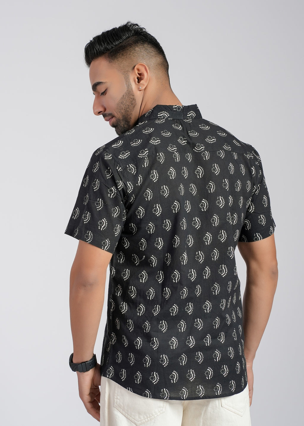 Cotton Printed Half Sleeve Shirt