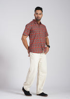 Cotton Printed Half Sleeve Shirt