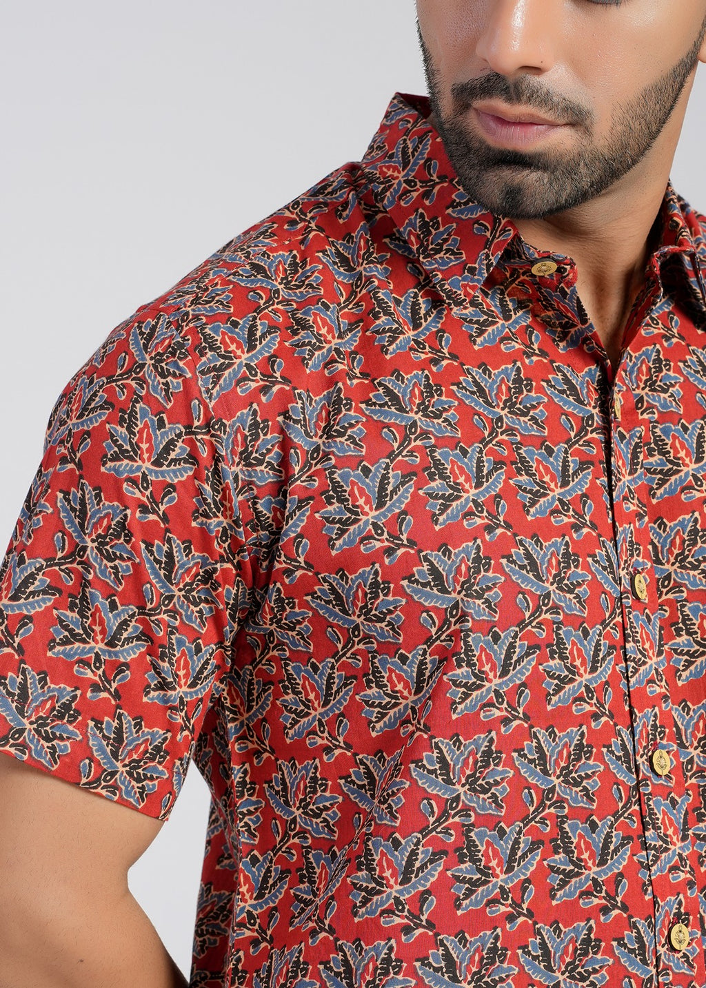 Cotton Printed Half Sleeve Shirt
