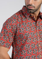 Cotton Printed Half Sleeve Shirt