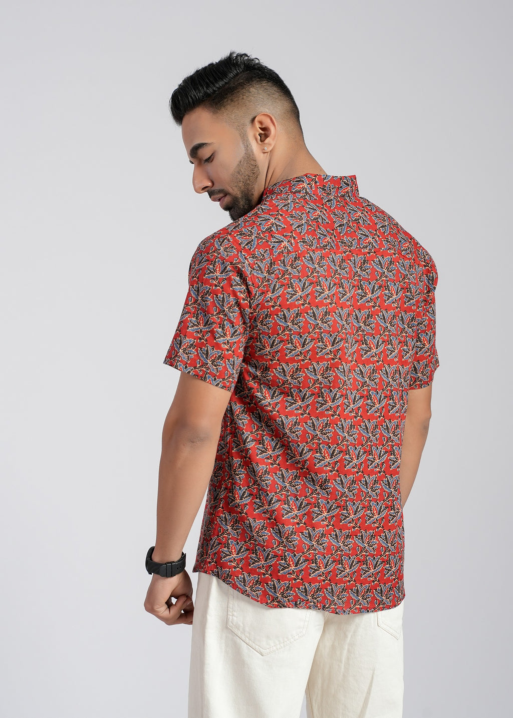 Cotton Printed Half Sleeve Shirt