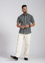 Cotton Printed Half Sleeve Shirt