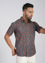 Cotton Printed Half Sleeve Shirt