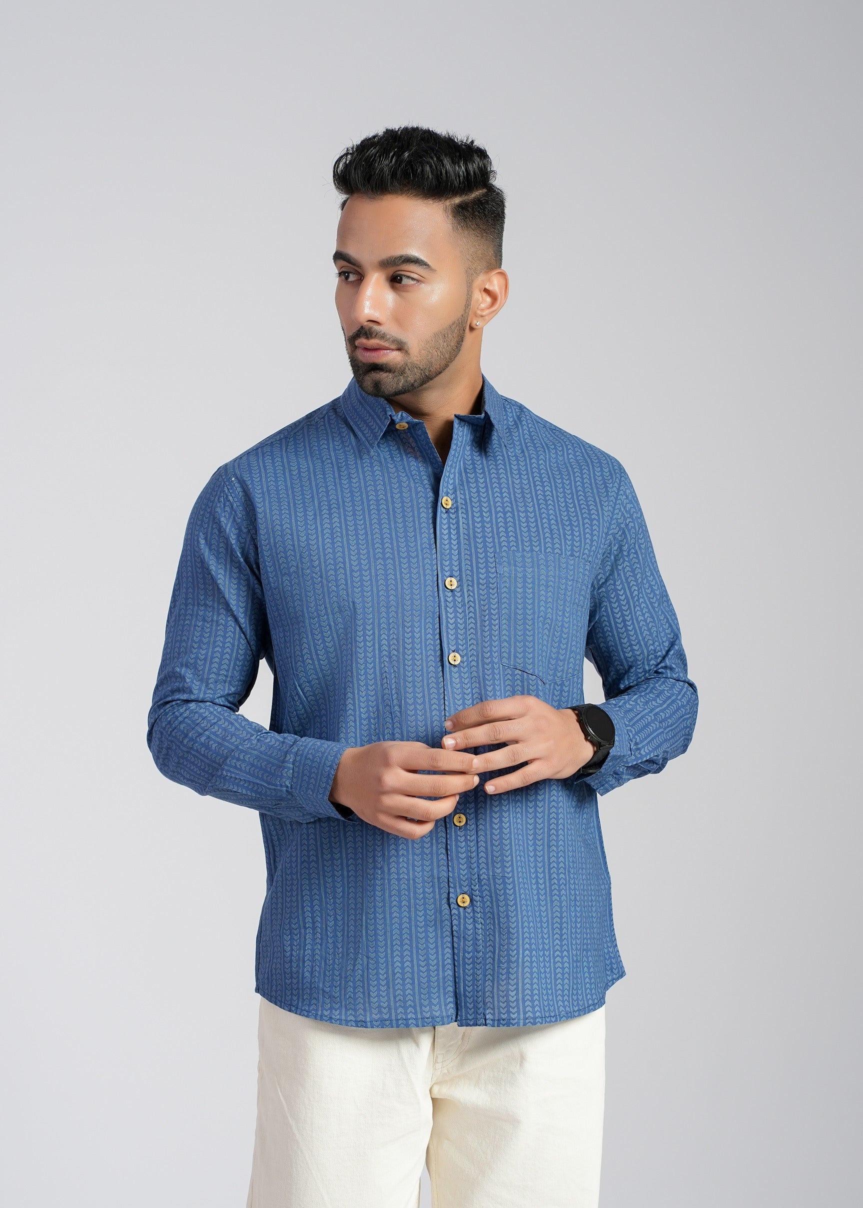 Cotton Printed Full Sleeve Shirt