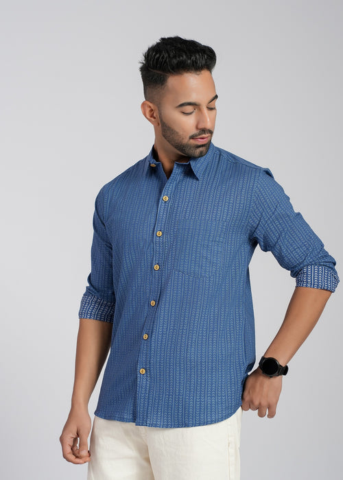 Cotton Printed Full Sleeve Shirt