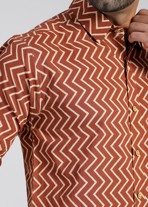 Cotton Printed Full Sleeve Shirt