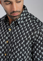 Cotton Printed Half Sleeve Shirt