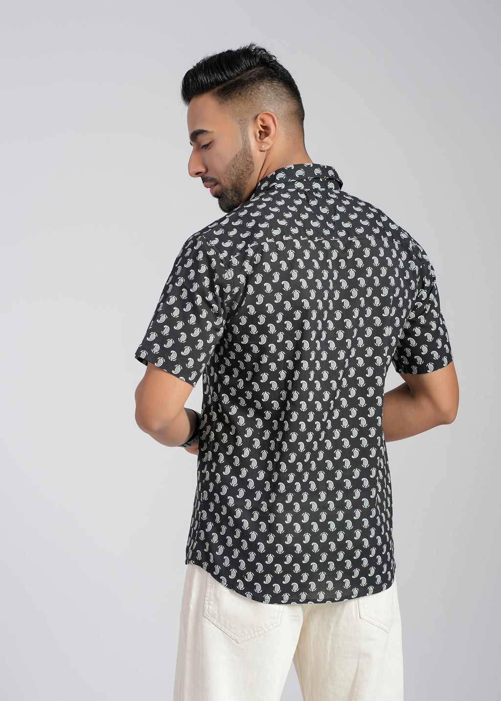 Cotton Printed Half Sleeve Shirt