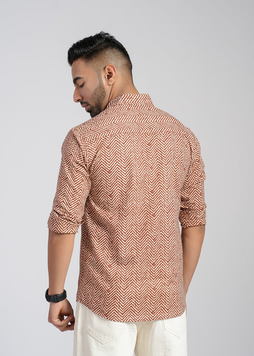 Cotton Printed Full Sleeve Shirt