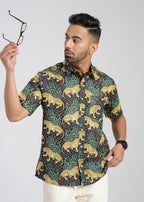 Cotton Printed Half Sleeve Shirt
