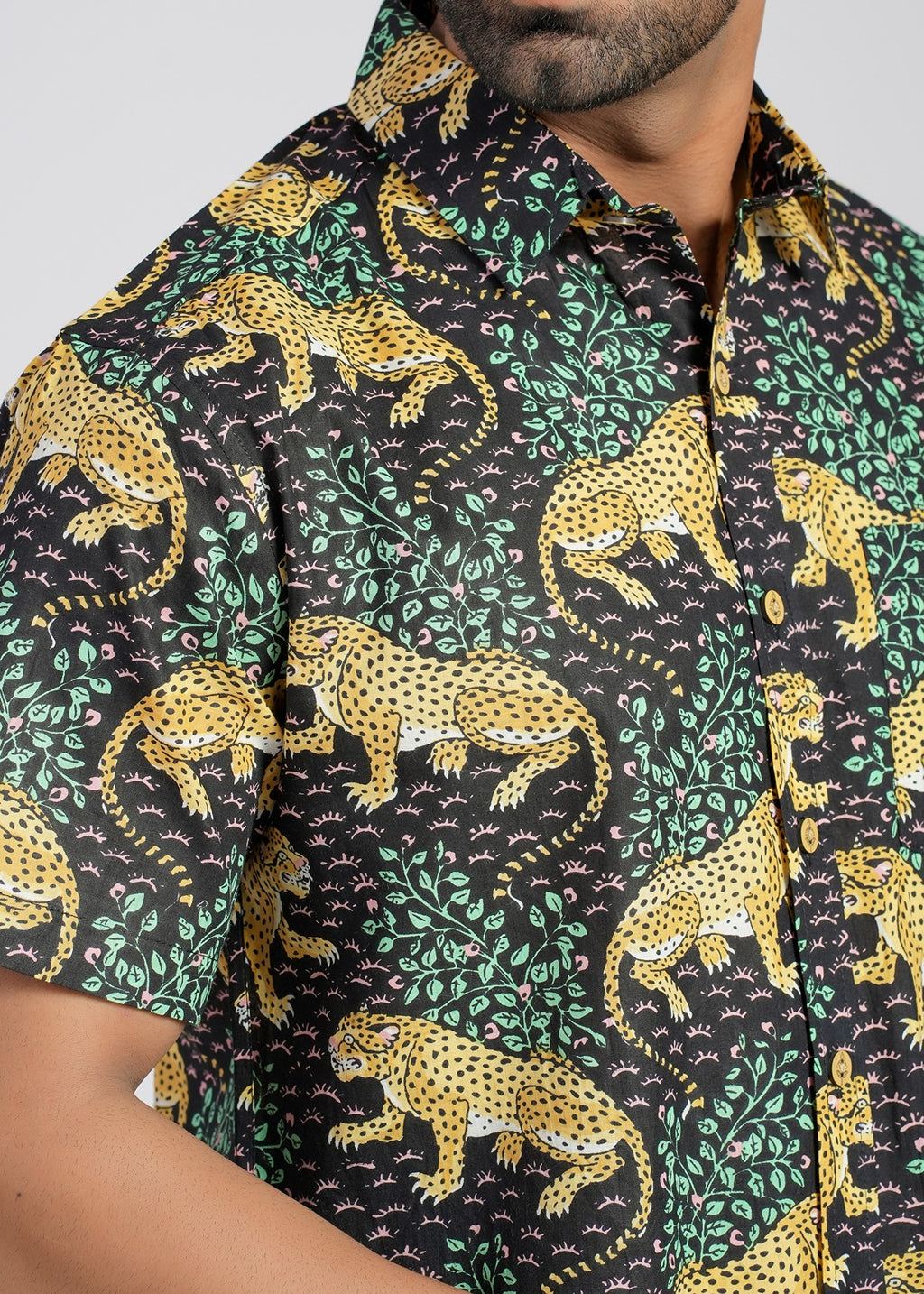 Cotton Printed Half Sleeve Shirt