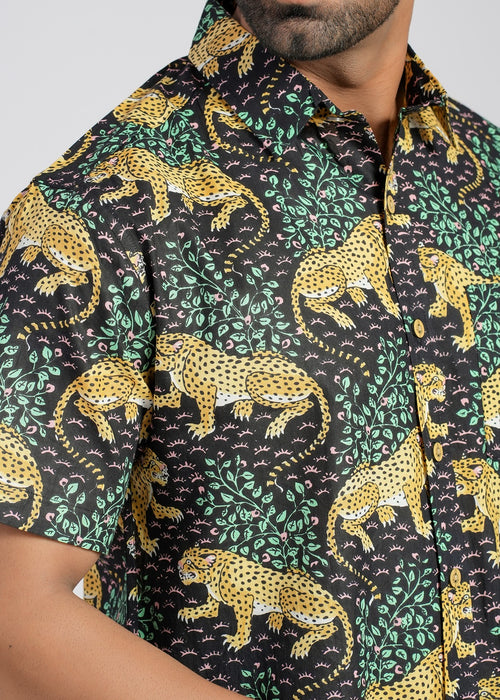 Cotton Printed Half Sleeve Shirt