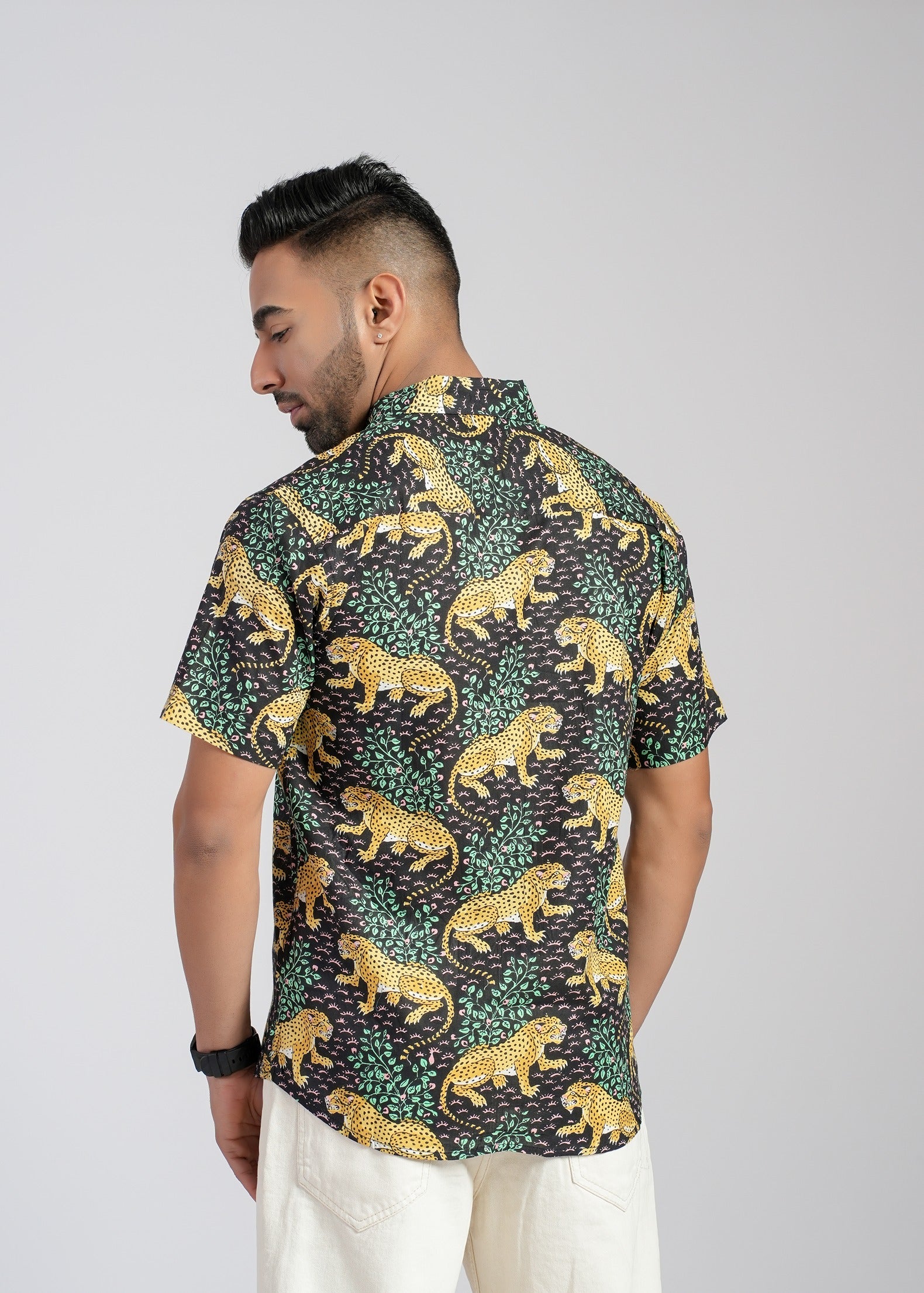 Cotton Printed Half Sleeve Shirt